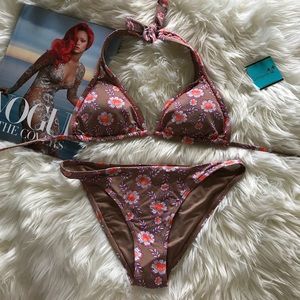 LETARTE MAUI Bronze Multi Print Bikini